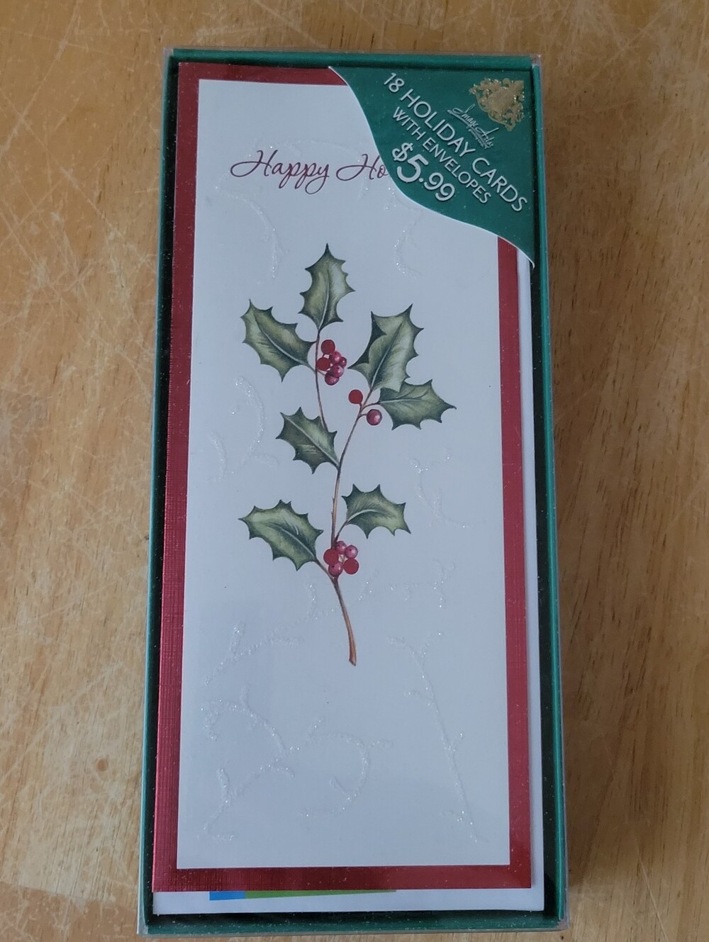 Happy Holidays Christmas Cards With Envelopes